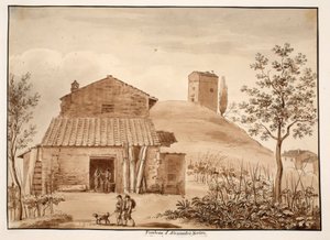 Tomba di Alessandro Severo, 1833